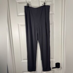J. Jill Wearable Collection Tapered Leg Gray Jersey Lounge Pants Size Small